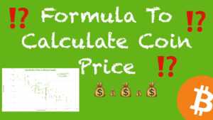 Read more about the article Cryptocurrent Price Calculation Formular