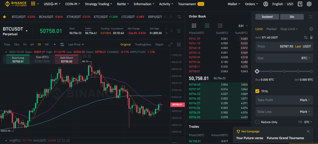 how to trade crypto with binance