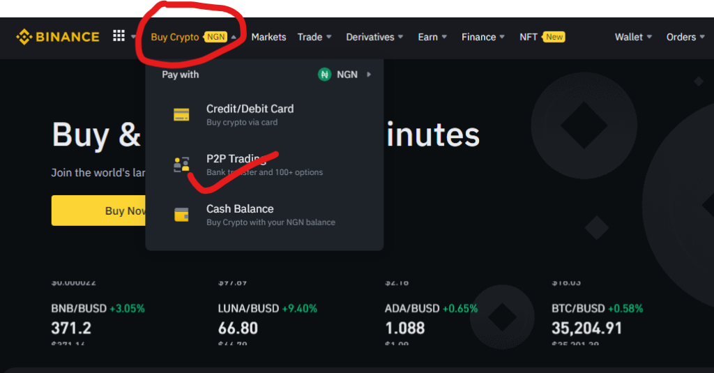 binance p2p